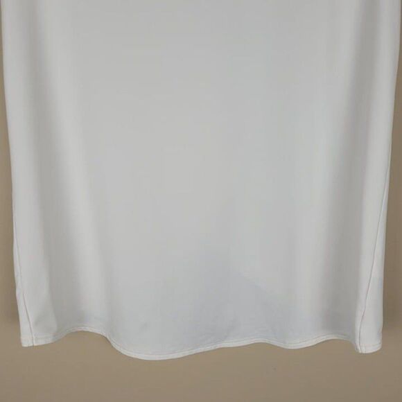 Athleta Size XXS Sunlover UPF Tulip Back Tee Stretch Shorts Sleeve White - Picture 4 of 12